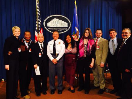 Advocates at the Dept. of Justice Unveiling of the Transgender Law Enforcement Training